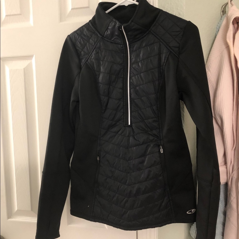 C9 Black Quilted Pullover